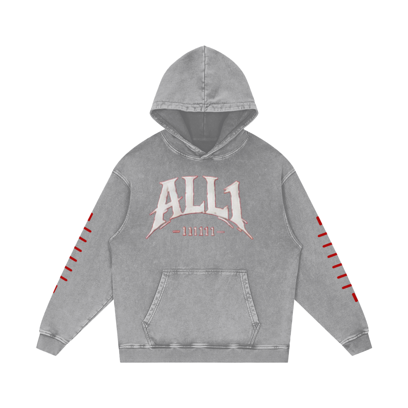 ALL1 Loose Cotton Hoodie