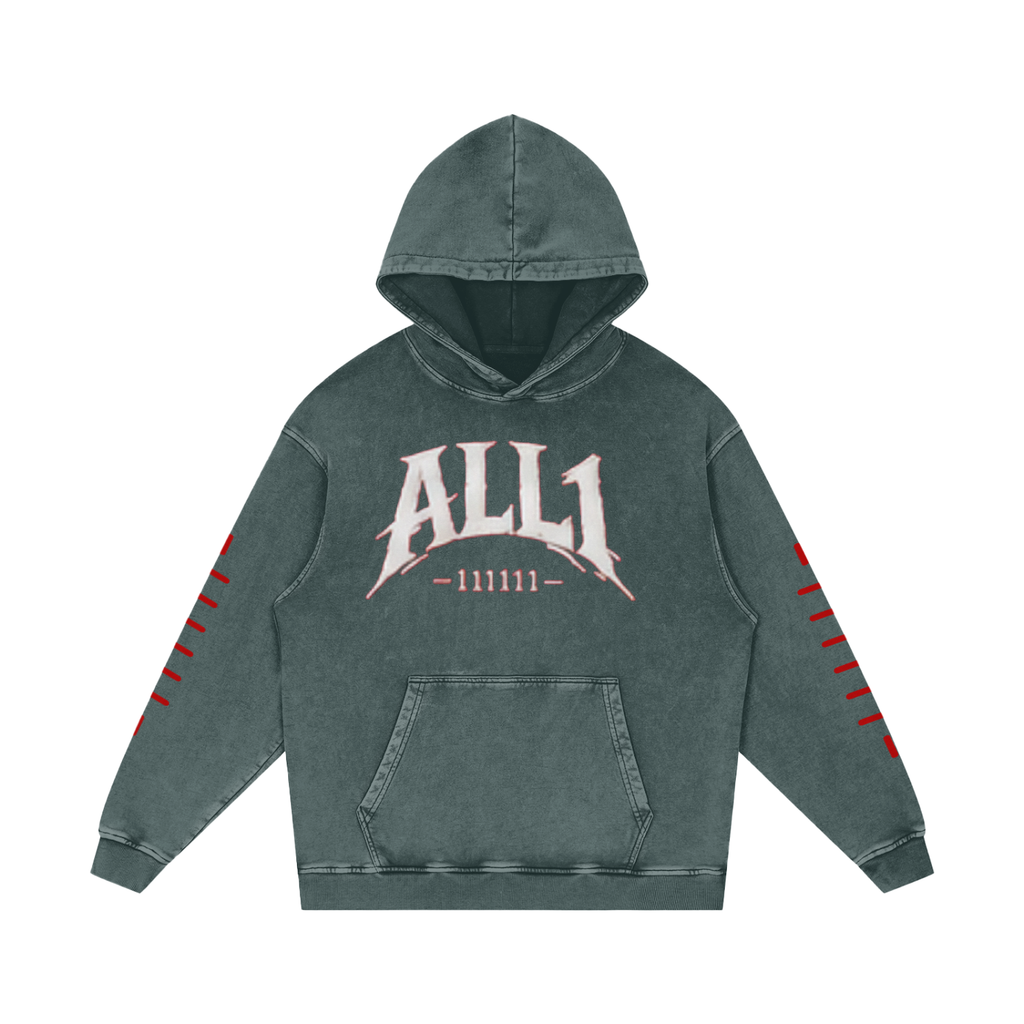 ALL1 Loose Cotton Hoodie