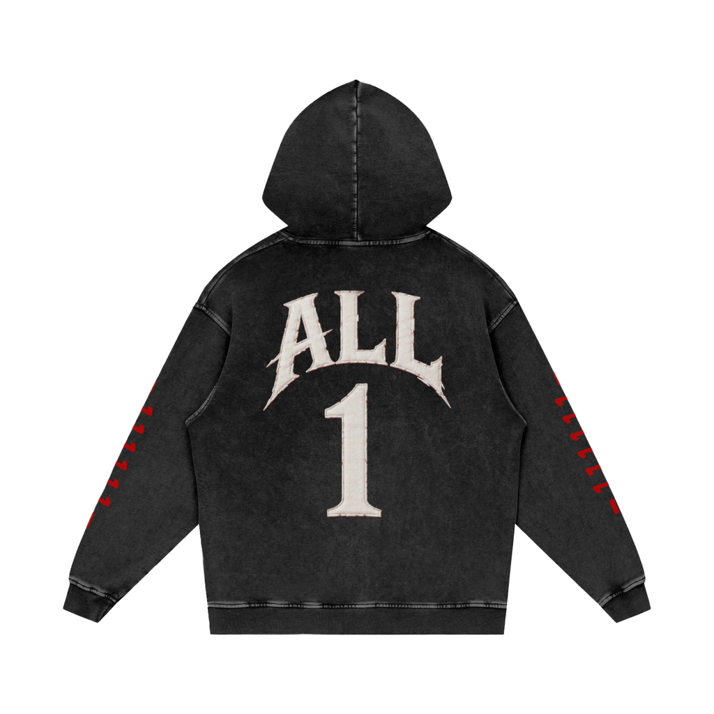 ALL1 Loose Cotton Hoodie