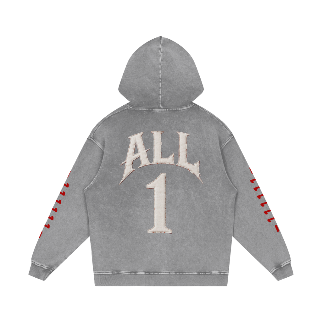 ALL1 Loose Cotton Hoodie