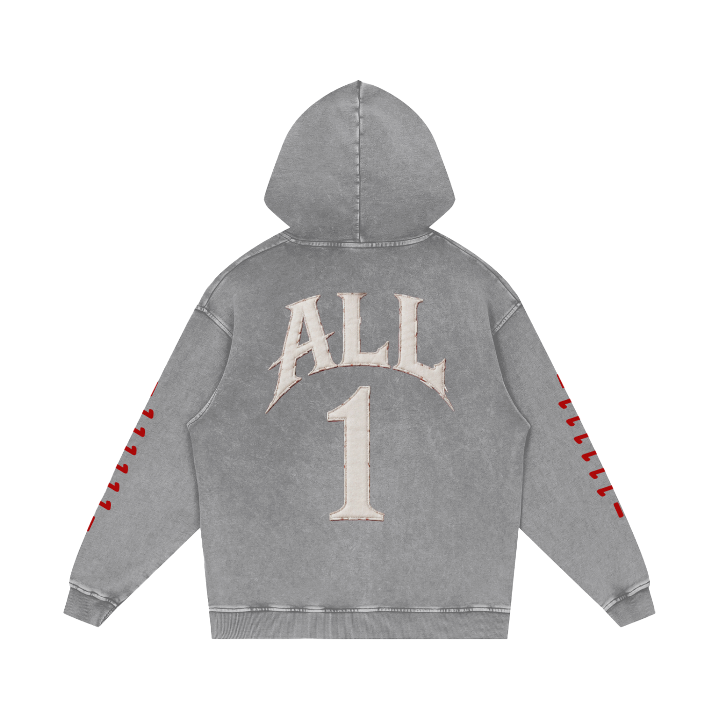ALL1 Loose Cotton Hoodie