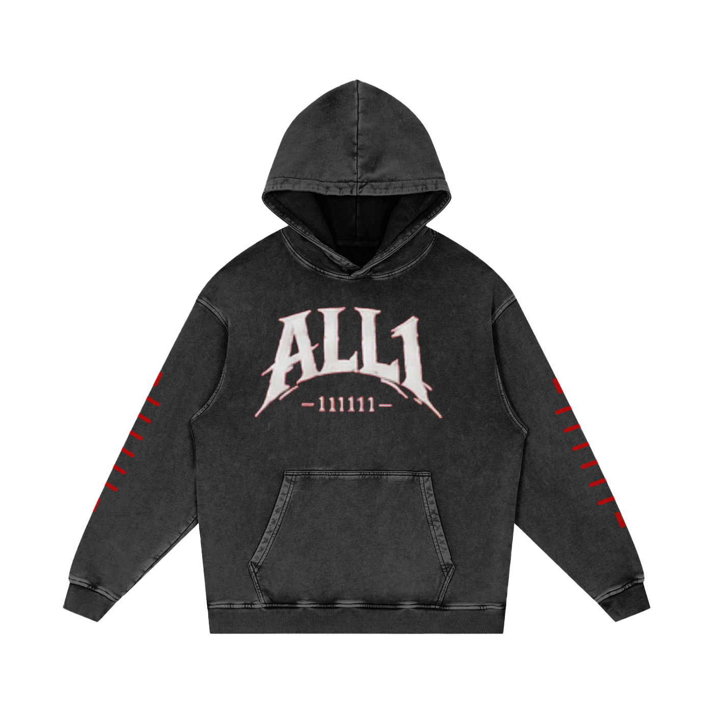 ALL1 Loose Cotton Hoodie