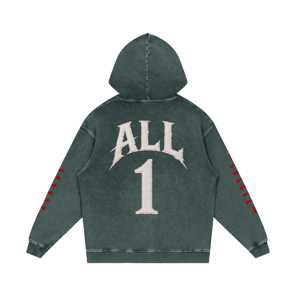 ALL1 Loose Cotton Hoodie