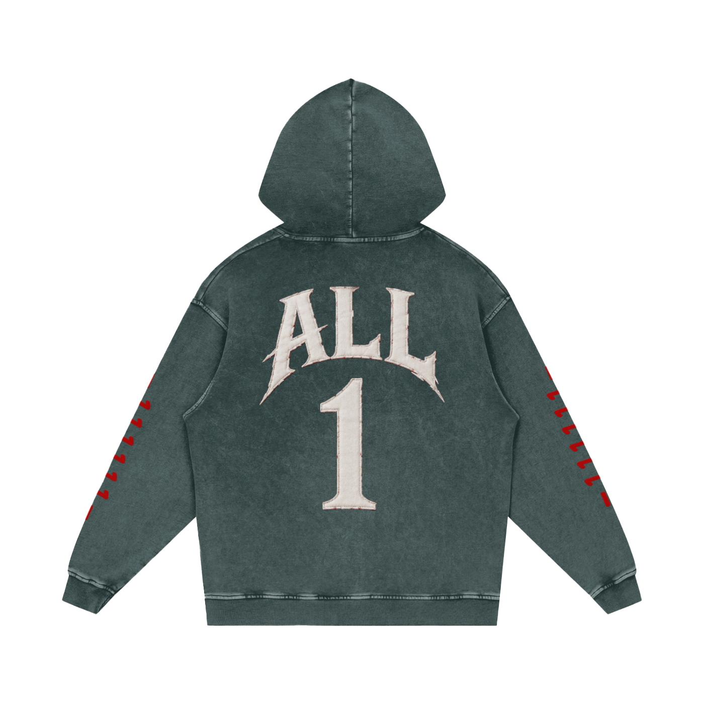 ALL1 Loose Cotton Hoodie